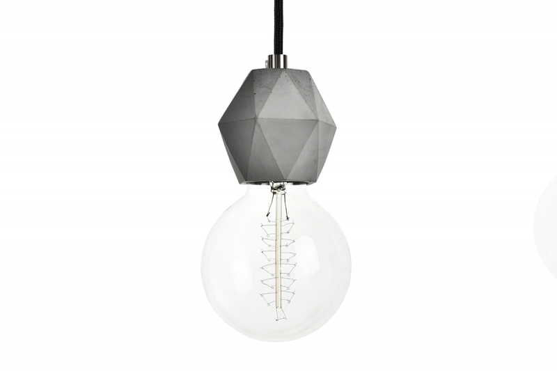 Fiber 03 Concrete pendant lamp - lighting design