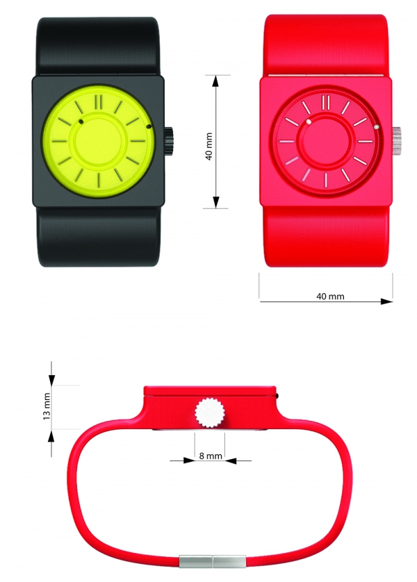 PLANET Watch for the blind (unisex) - product design