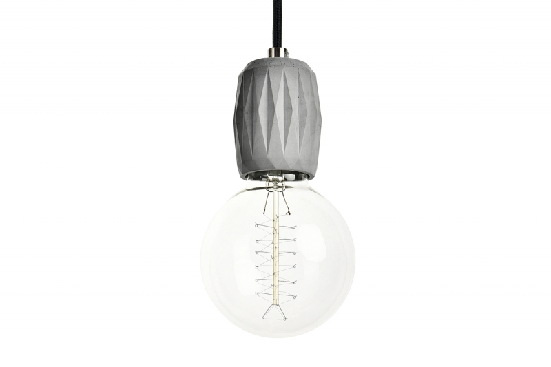 Fiber 02 Concrete pendant lamp - lighting design