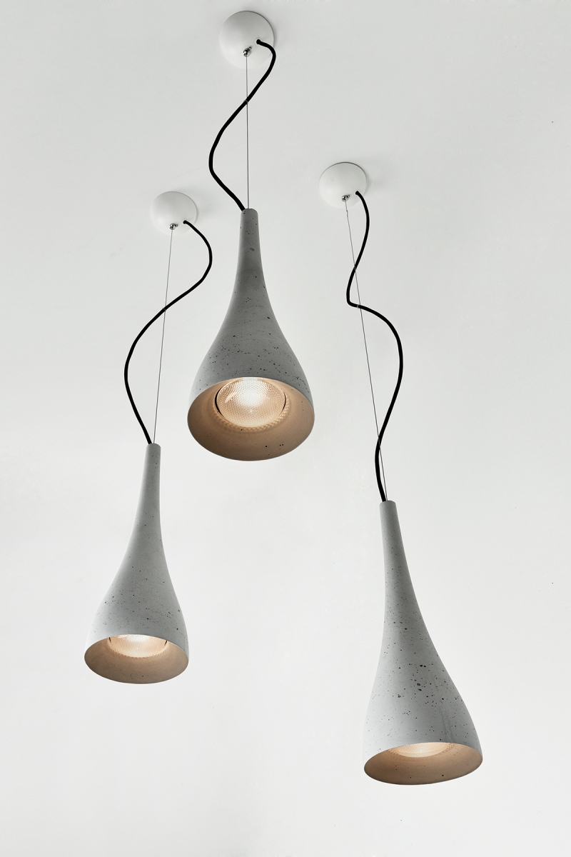 Ocun Concrete pendant lamp - lighting design