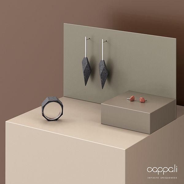 TERRAZZO earrings for CAPPALI - Jewellery design