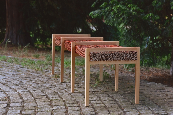 Haluz long bench - furniture design